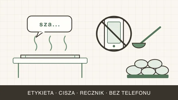 Etykieta w saunie — zasady zachowania saunowicza