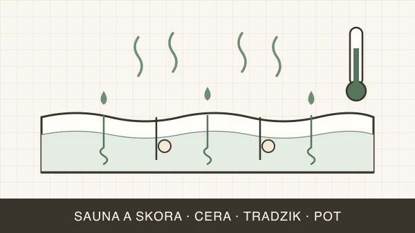 Sauna a cera i skóra — trądzik, nawilżenie i pory