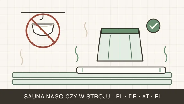 Sauna nago czy w stroju? Zasady w PL, DE, AT i Finlandii
