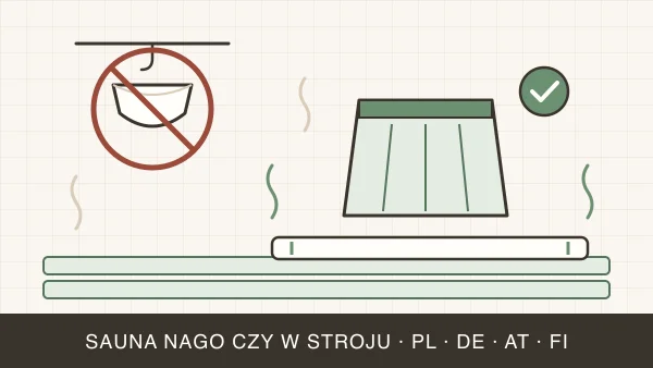 Sauna nago czy w stroju? Zasady w PL, DE, AT i Finlandii
